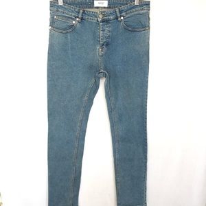 WEZC Eddy Slim Jeans Light Wash Men’s Jeans 32